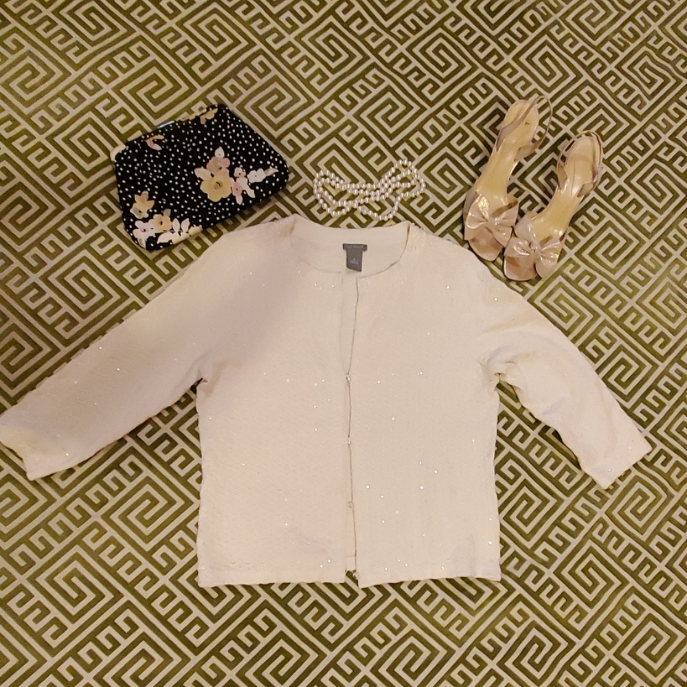 Ann Taylor Sequin Sweater